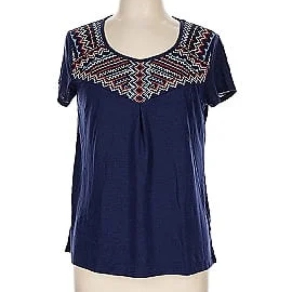 Cato blue tribal design tshirt